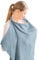 Konssy Musselin-Abdeckung zum Stillen von Babys, atmungsaktiv, 100% Baumwolle, Stillbezug mit starrem Reifen für Mutter, Stillschürze, Mehrzweck-Autositz-Baldachin (Blue)