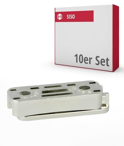 Gedotec Möbelverbinder Metall 10 Paar Schwalbenschwanz Verbinder, Korpusverbinder Betten, unsichtbare Balkenverbinder für Tische, Trennwände, Tragkraft bis 250 kg, Holzverbinder unsichtbar