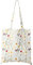 Dizdvizd Tote Bag, Canvas Shopper Tasche Floraler Druck Umhängetasche Handtasche Beuteltasche Stofftasche für Damen Mädchen, Arbeit Reisen Strand Dating Schule Alltag-Weiß