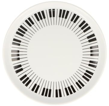 Musikboutique Teller mit musikalischem Tastatur-Design