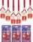 ikeda fragrance Auto-Lufterfrischer, 4 ml, Auto-Düfte, 6 Stück, 45 Tage Dufthaltung, Auto-Diffusor-Flaschen, entfernt Auto-Geruch, langanhaltende frische Luft für Zuhause, desodorieren (Beere, 6