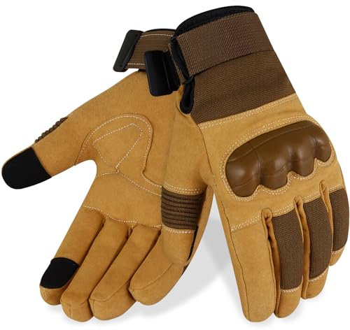 WFX Premium Winter-Motorradhandschuhe, Winddicht, Vollfinger-Touchscreen, schützende Motorradhandschuhe für ATV-Fahrten, Straßenrennen, Motocross, Radfahren, Jagen, Klettern, BMX, MTB