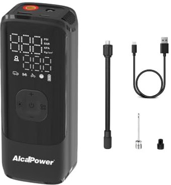 Compressore 150 PSI + Power Bank + Torcia