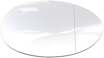 FREEZER DOOR WING MIRROR GLASS 1pc Car Side Rearview Heated Mirror Glass Left/Right Blue/White 51167366039 for BMW for Mini F54 F55 F56 F57 F60 2015-2020 (Color : Right White)
