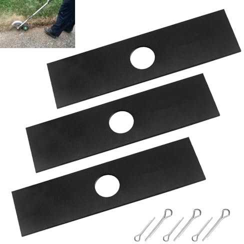 Lot de 3 lames de bordure en acier trempé compatibles avec débroussailleuse Milwaukee 49-16-2718