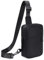 Lidxfeo Anti-Diebstahl Schultertasche, Wasserfeste Crossbody Tasche, Multi-Pocket Brusttasche, Sling Rucksack Herren, für Wandern, Reisen, Joggen Usw