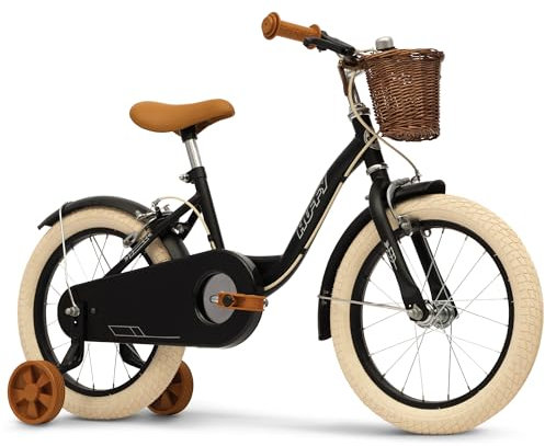 Huffy Vintage 16 Kinderfahrrad, für 5-7 Jahre, Mattschwarz