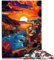 Puzzle für Erwachsene 1000 Teile Cinque Terre buntes Spielzeug Lernspiele Stressabbau EIN Kunstwerk für Teenager ab 14 Jahren 26x38cm