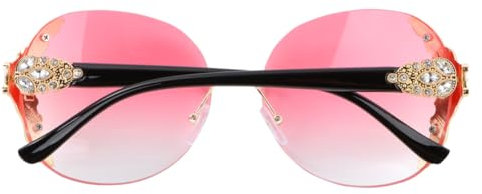 Ipetboom Occhiali Sole per Design Creativo Montatura Occhiali Decorativi in Cristallo per e