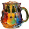 Music Cup Guitarra Eléctrica - Ceramic Taza De Té | Tazas De Café Originales | Copa Para Maestros, Músicos, Guitarristas, Colección De Viajes, Navidad, Jubilación En Casa, Cumpleaños, Taza De Guitarra