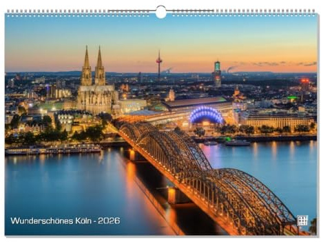 artboxONE Kalender 2026 Wunderschönes Köln Wandkalender A2 2026 Städte/Köln