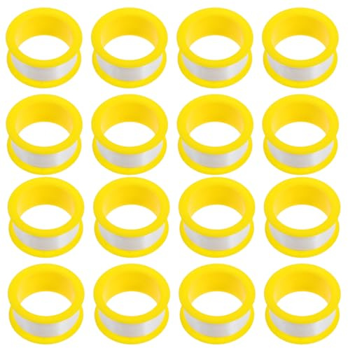 Gadpiparty 100pcs Plumbers Tape Ptfe Thread Seal Tape for Shower Head and Pipe Leak Repair for Bathroom and Sink Pipe Sealing