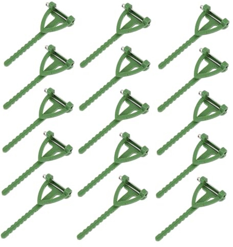 GLSTOY Satz mit 100 Kunststoff Corsagenclips Knopfloch Anstecknadeln für Selbstgemacht Hochzeit Broschen Blumenhalter Zubehör