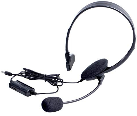 OSTENT Wired Headset Headphone Earphone Microphone Compatible for Sony PlayStation 4 PS4 Game