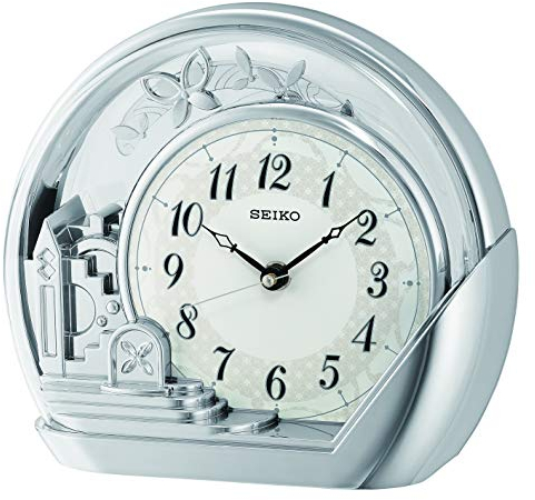 Seiko Tischuhr Pendel silber Kunststoff Pendel QXN232S