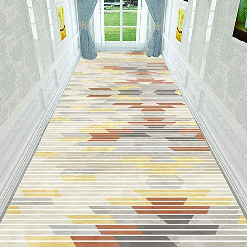 DAERG Nordic 3D Stereo Printing Corridor Carpet Area Rugs Living Room Carpets Kitchen Bathroom Anti-skid Floor Mat for Home Decorative,No-07,80x180cm