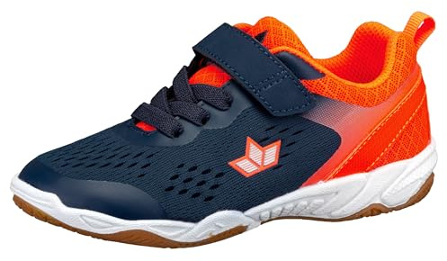 Lico Unisex Kinder Key Vs Hallenturnschuhe, Marine Orange, 31 EU