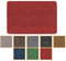 ANRO Fußmatte Schmutzfangmatte waschbar wasserdicht robust Schmutzfänger für Eingang, Haustür, Flur, Küche, Schlafzimmer Poet 40x60cm Carpet Rot