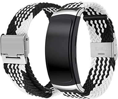 Armbänder Für Samsung Gear fit 2/ Gear Fit 2 Pro Armband Nylon Sport Strap Geflochten Elastisch Mesh Für Damen/Herren Ersatzband Fitness Kompatibel mit Galaxy Gear fit 2/ Gear Fit 2 Pro (6)