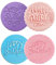 Ausstechformen-Set, rund, Happy Birthday, Ausstechform, Teig, Fondant, für Kinder, DIY, Keksherstellung, 2 Stück (A)