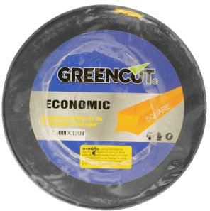 GREENCUT - Hilo cuadrado de nylon 2.4 mm x 120 m, universal, compatible con todos los modelos de desbrozadora