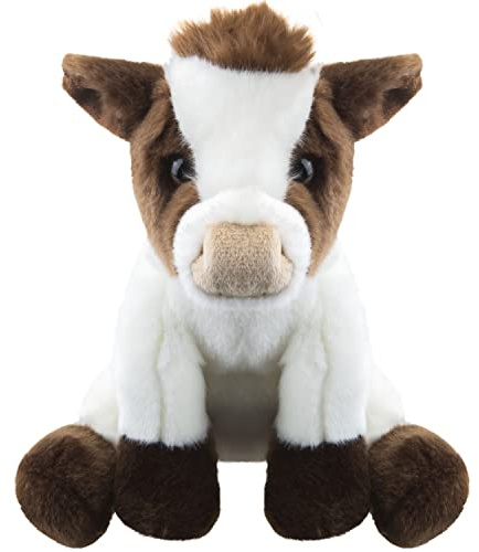 VFM - Farmyard Cow 30cm Plush Premium Lifelike Toy - Natural World Collection