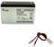 2 X 6V 12AMP-YUCEL- HEAVY DUTY BAIT BOAT BATTERIES AND LEADS for MICROCAT/TECHNICAT