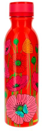Pylones - Thermosflasche 600 ml - Keep Cool Bottle Medium - Mohnblumen