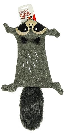 CLASSIC Hundespielzeug ohne Füllung, 35 cm, Waschbär