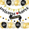 Welcome Home Girlande,24 StückWelcome Home Deko,Welcome Home Ballon,Welcome Home Deko Set mit 20 Stück Luftballons für Familie Einweihung Party Dekoration
