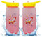 2 botellas de agua con pajita de la Patrulla Canina de 420 ml, botellas cuadradas con boquilla abatible, botella de agua de viaje de plástico sin BPA, regalo de verano para el regreso a clases,