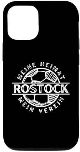 Hülle für iPhone 12/12 Pro Rostock Aufstieg Fussball Kicken Verein Fan Mecklenburg blau