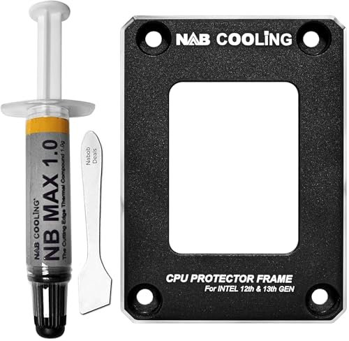 Intel LGA 1700 Contact Frame for 12th/13th/14th Gen Fully Fitted Pressure Plate CPU Bracket w/Thermal Paste (NBF-121314)