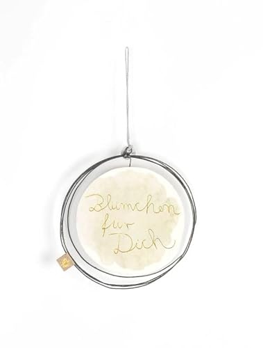 Zauberornament Blümchen für Dich, Bierfilz, Draht, Ornament