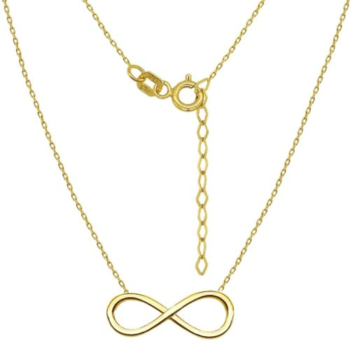 KingGold Goldkette Celebrytka Unendlichkeit Infinity Pr.585