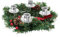 Xevinas Adventskranz Modern Metall Adventsgesteck, Weihnachtsdeko Tisch Adventskranz Für 4 Kerzen, Adventskranz Kerzenhalter Langlebige Und Robuste Struktur, Adventskranz Rund Für Weihnachtsdeko (C)