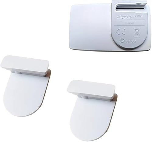 (VERIFIER COMPATIBILITE) 2 Supports Badge Télépéage Autoroute KAPSCH TS3203 pour Pare-Brise, Avec Adhésif, Format KAPSCH TS3203 - Voiture & Moto