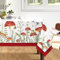 Arquiel Tischdecke Pilz, Tischdecken Abwaschbar Rechteckige Tischtuch Frühling Französisch Tischdeck für Haus Küche Esszimmer Party Dekoration(140 x 180 cm)