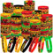 Moon Boat 144PCS Black History Month Decorations Bracelets: Silicone Rubber Wristbands Bulk Gifts African Party Favors, One Size, Silicone