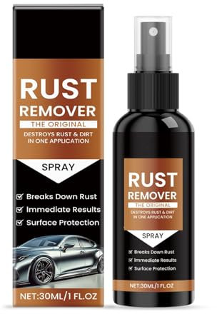Pulvérisateur anti-rouille, puissant nettoyant pour métaux pour traitements de rouille, spray anti-rouille multi-usage, anti-rouille, entretien de voiture, dissolvant de rouille 1 pièce
