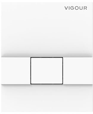 VIGOUR Urinal-Betätigungsplatte TAY Kunststoff weiss | V1TAYU