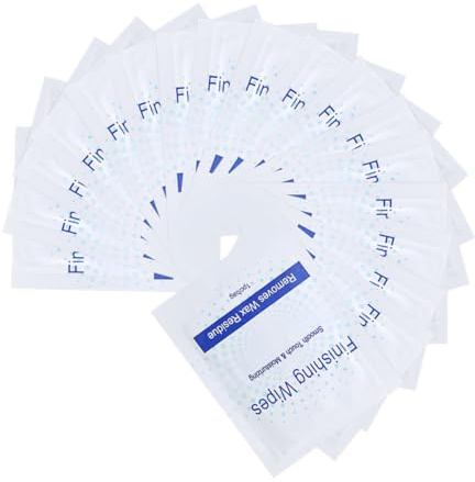 FRCOLOR 50 Stück Wachsentfernungstücher Wachsreinigungstücher Zur Gründlichen Entfernung Von Wachsresten Für Glatte Haut Praktische Einzeltücher Für Haarentfernung Und Körperpflege