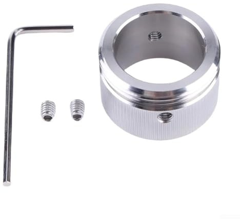 GANCEI Heizkörper-Ventiladapter, Edelstahl, M30 x 1,5, Heizsystem, Thermostat-Konverter mit Installationssets und für RARAVL-Ventile, Silber (A)
