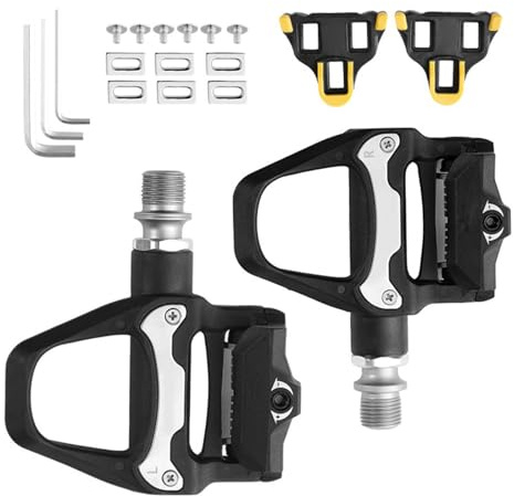 Leichte Fahrrad Klickpedale Mit Stollen Set rutschfeste Aluminiumlegierungen Verstellbares Fahrrad Flachpedal Leichte Fahrräder Klickpedale Mit Stollen