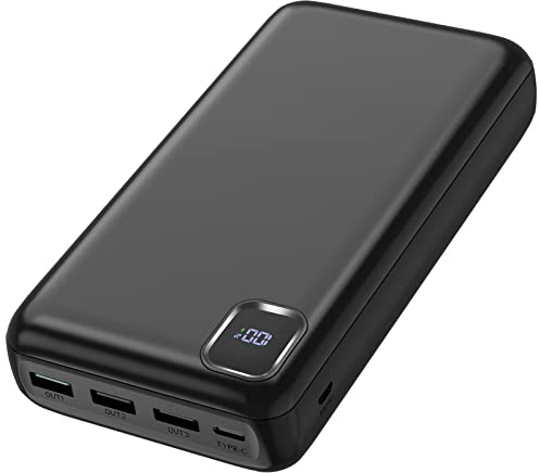 Flowhole Power Bank 50000mAh PD 30W Fast Charging USB C Battery Pack | 4 Outputs and 2 Inputs Portable Charger with LED Display, Powerbank for iPhone, Tablets, Travel, Work and More