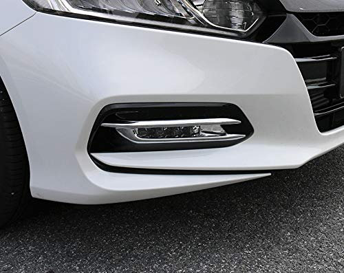 Kadore KFZ ABS Chrom Nebelscheinwerfer Lampe Rahmen Verkleidung für Honda Accord 2018 2019 10. Generation 2/Set