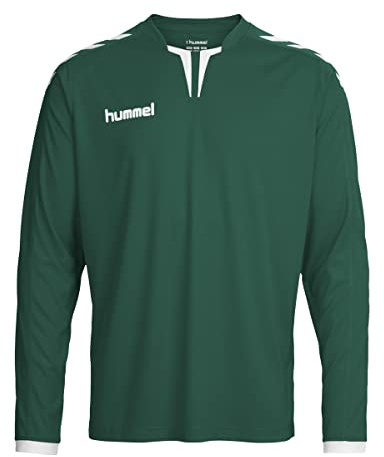 hummel Herren Trikot Core LS Poly Jersey 004615 Evergreen PR XXL