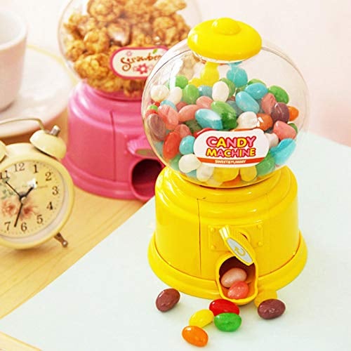 Candy Vending Machine Cute Sweets Mini Candy Machine Bubble Gumball Dispenser Coin Bank