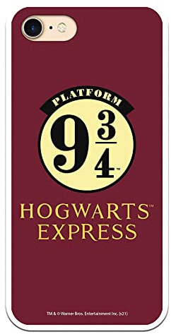 Personalaizer iPhone 7 Case - iPhone 8 Case - SE 2020 - Harry Potter Hogwarts Express white