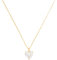 Kate Spade New York April Heart Pendant, Clear/Gold